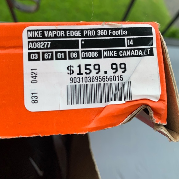Nike Vapor Edge Lacrosse size 14 NEW w/box - Picture 8 of 8
